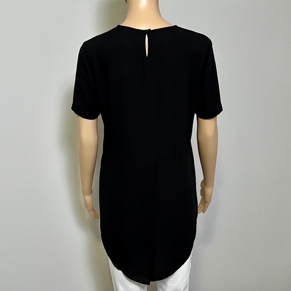 BCBG MaxAzria Nalia Split-back High-low Top, Size XS - Picture 4 of 12